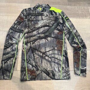 UNDER ARMOUR MENS CAMO COLDGEAR COMPRESSION SHIRT SMALL